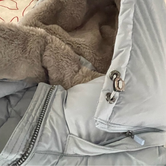 Calvin Klein Hooded Winter Puffer Coat Water Resistant Soft Luxury Women’s Large - Picture 7 of 17